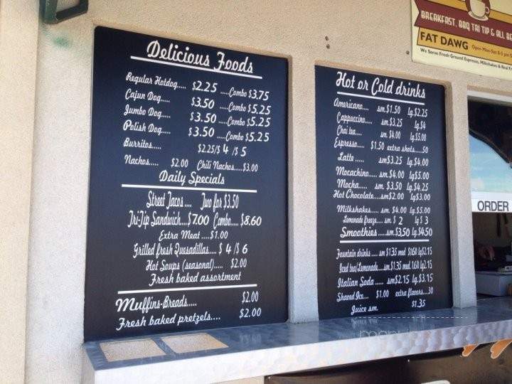 Fat Dawg Cafe - Roseville, CA menu_pic