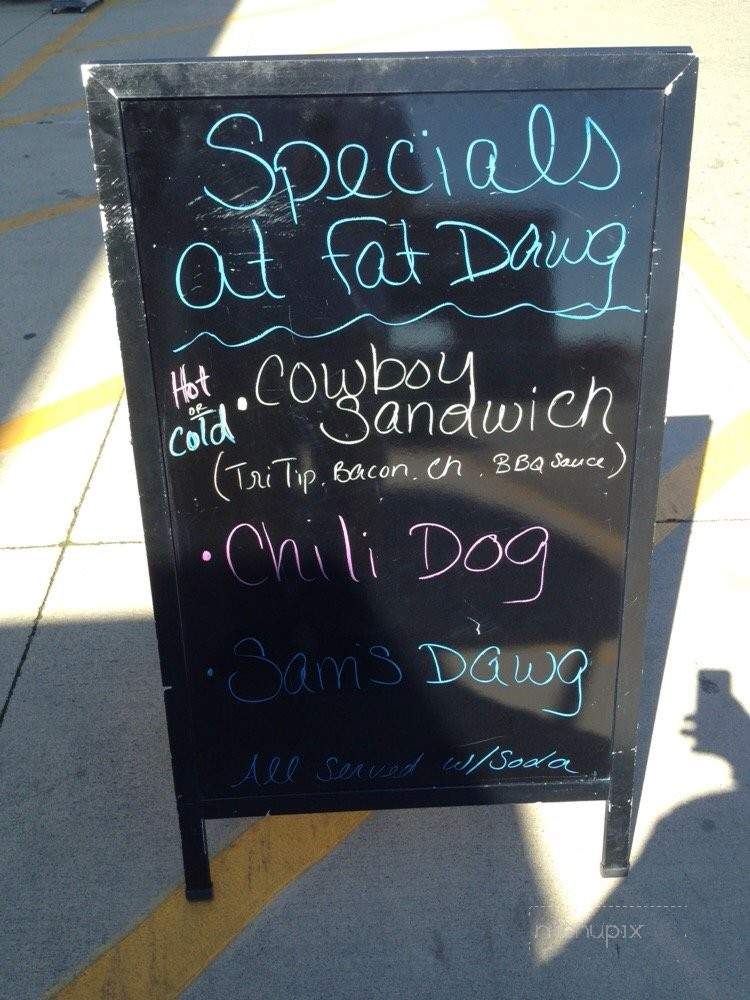 Fat Dawg Cafe - Roseville, CA menu_pic