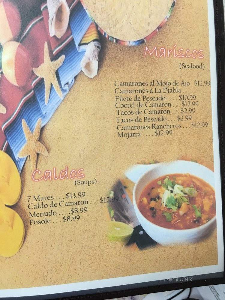 El Mirador - Sacramento, CA menu_pic