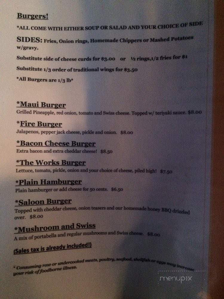 5 O'clock Somewhere - Menasha, WI menu_pic