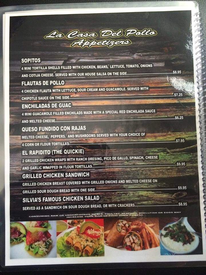 La Casa Del Pollo - Bullhead City, AZ menu_pic