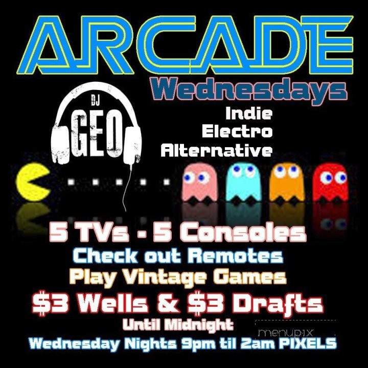 Arcade Wednesdays - Riverside, CA menu_pic