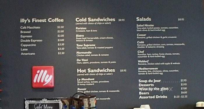 Books and Books Cafe at Museum of Art Fort Lauderdale - Fort Lauderdale, FL menu_pic