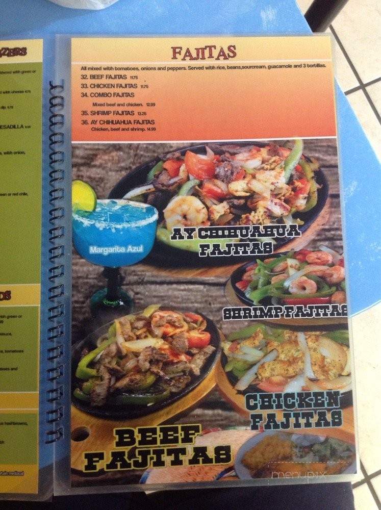 Ay Chihuahua - Sterling, CO menu_pic