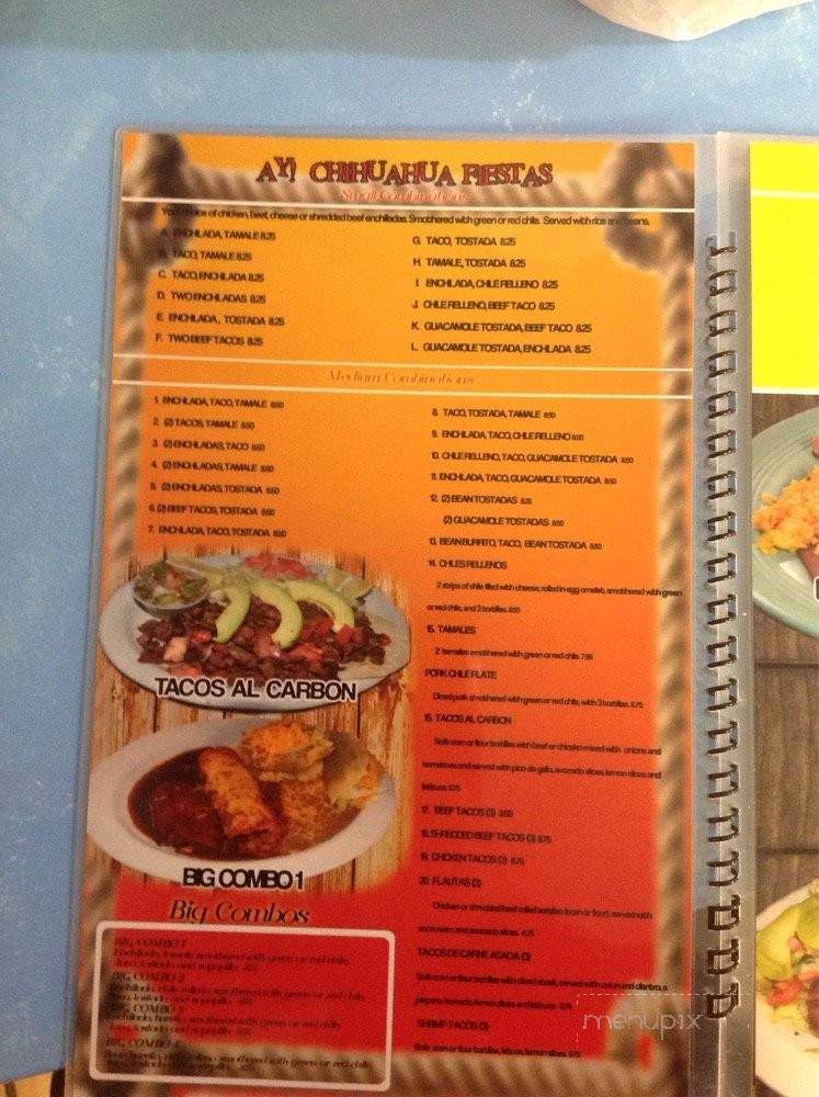 Ay Chihuahua - Sterling, CO menu_pic