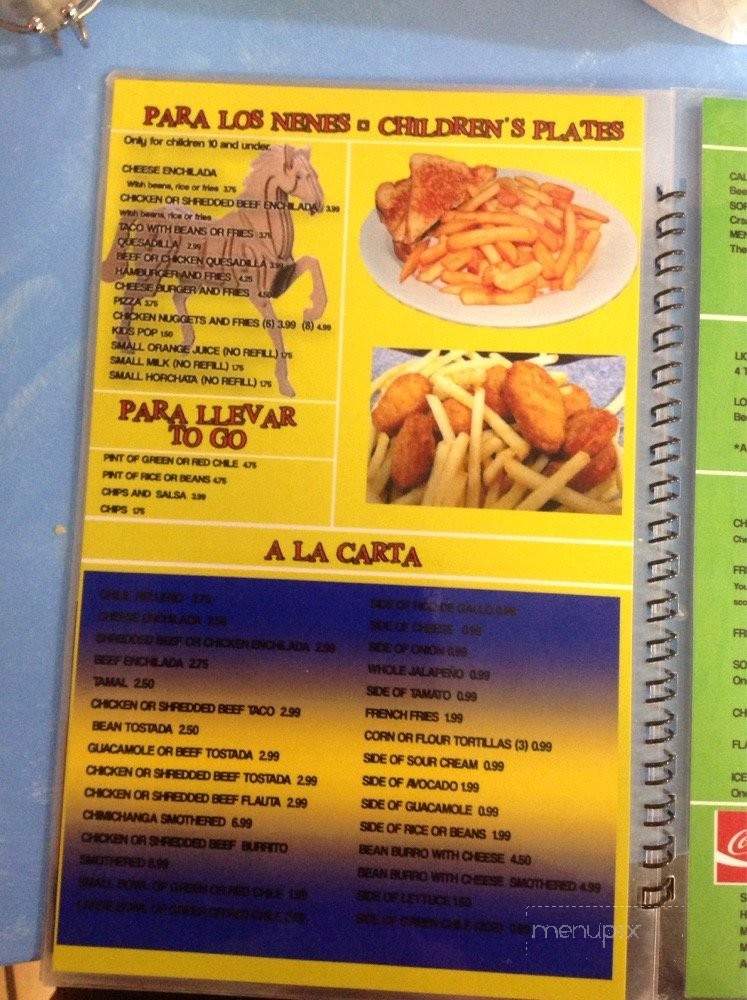 Ay Chihuahua - Sterling, CO menu_pic