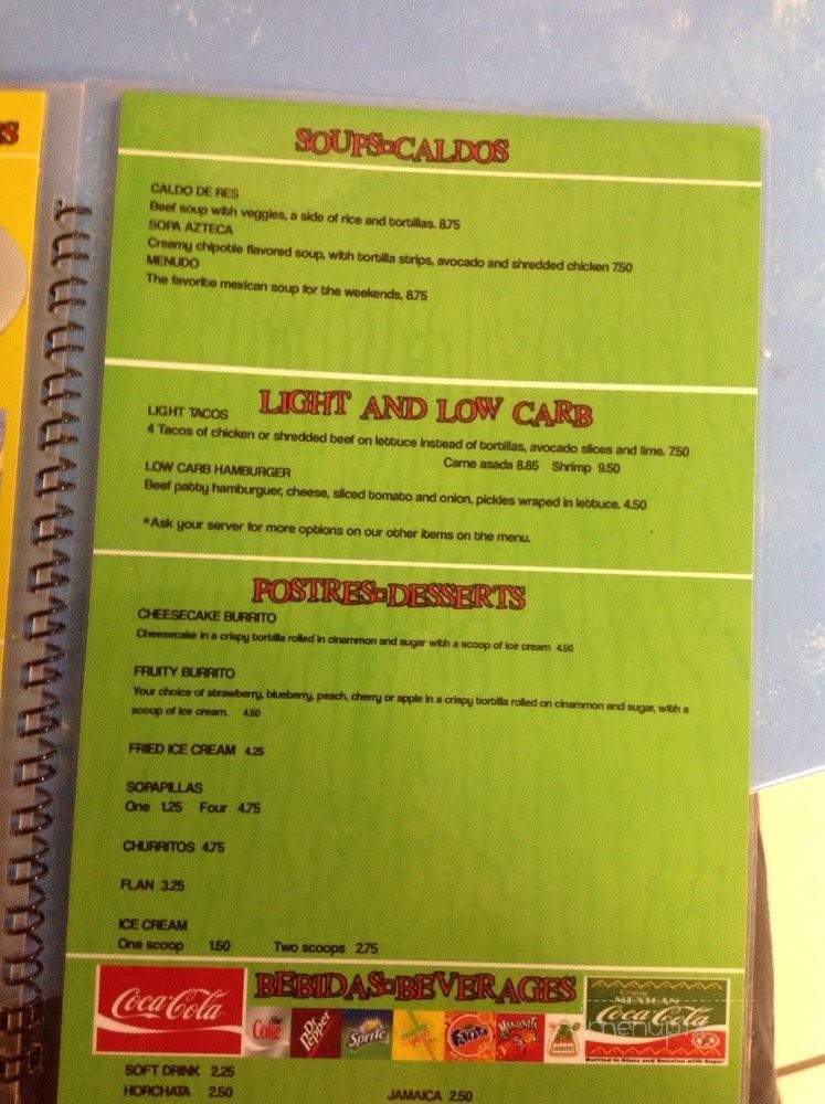 Ay Chihuahua - Sterling, CO menu_pic
