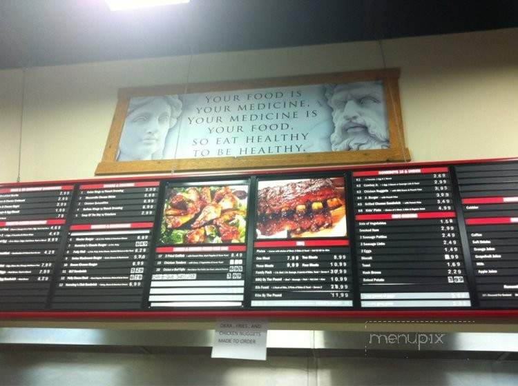 Claritas BBQ Diner - Rockwall, TX menu_pic