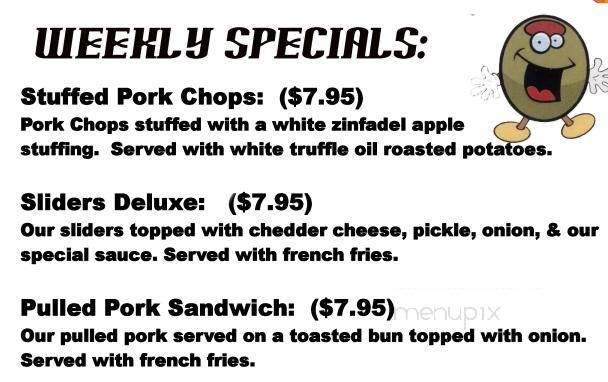 The Stuffed Olive Bar & Grill - Pine Brook, NJ menu_pic