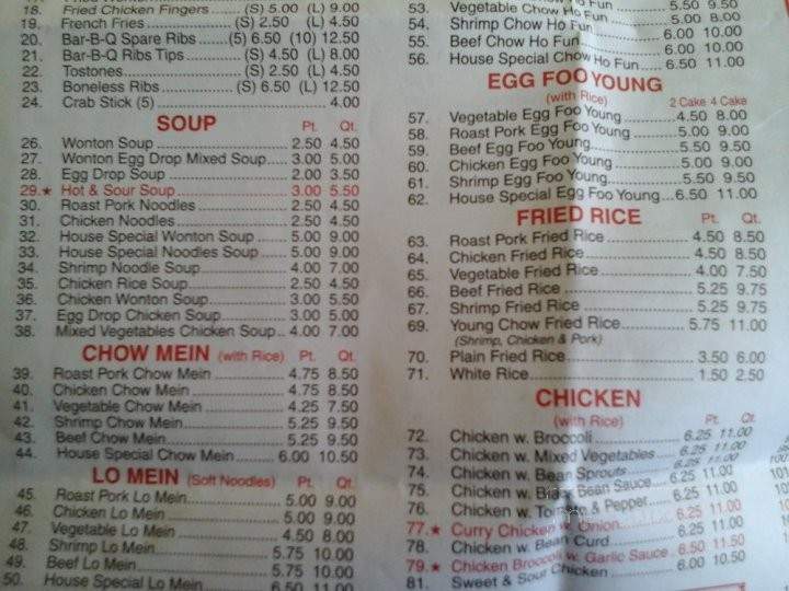 Eat In Happy Restaurant - Paterson, NJ menu_pic