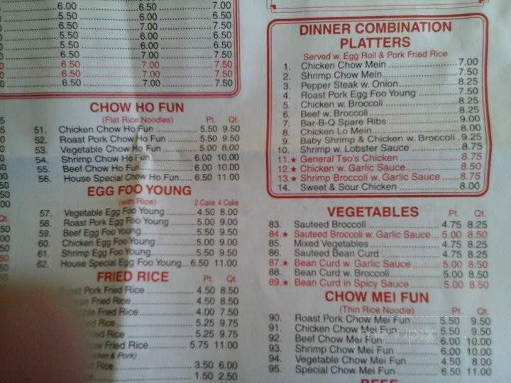 Eat In Happy Restaurant - Paterson, NJ menu_pic