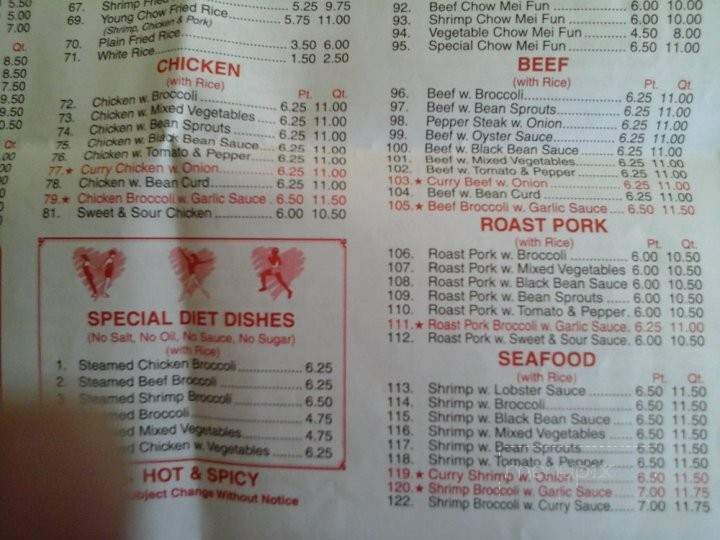 Eat In Happy Restaurant - Paterson, NJ menu_pic