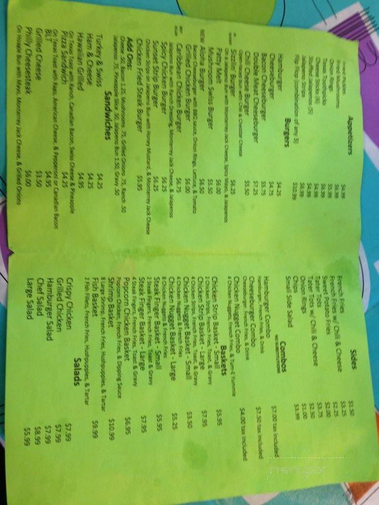 Britt's Bar & Grill - Louise, TX menu_pic