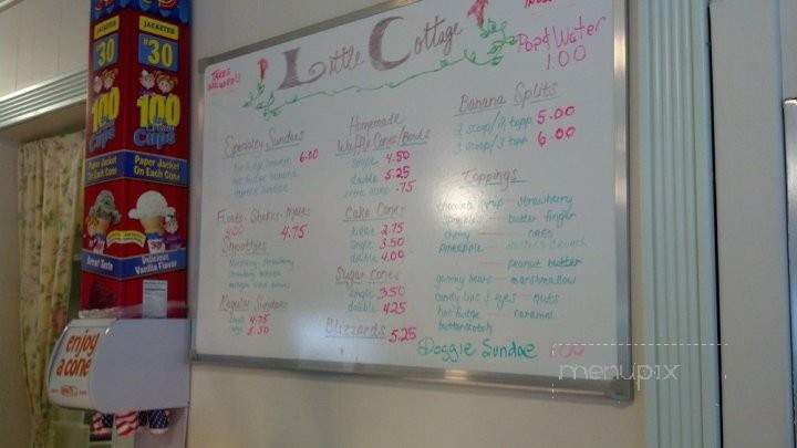 Little Cottage Ice Cream - Roscommon, MI menu_pic