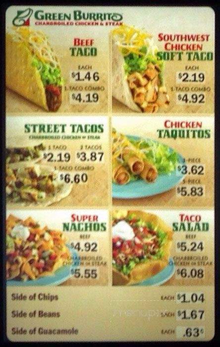 /250281042/Green-Burrito-Menu-San-Ramon-CA - San Ramon, CA