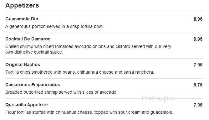 Campeche Restaurant - Chicago, IL menu_pic