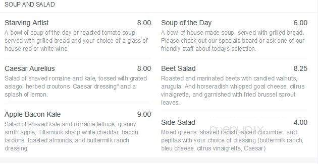 Bingo Master's Cafe - Portland, OR menu_pic