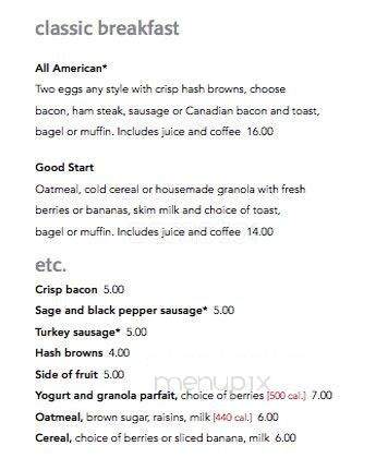 Aviation Grill - Philadelphia, PA menu_pic
