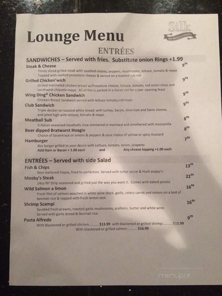 3 Oaks Bar & Lounge - Leesburg, VA menu_pic
