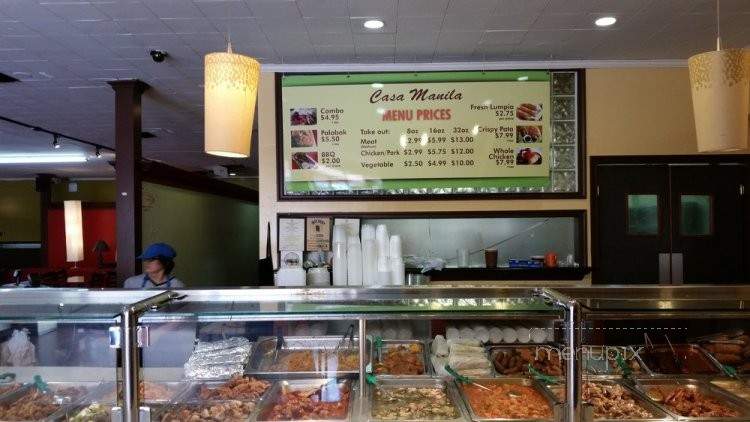 Casa Manila - Bergenfield, NJ menu_pic