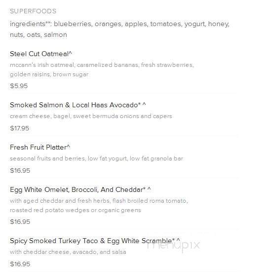 1400 North - Washington, DC menu_pic