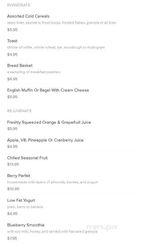 1400 North - Washington, DC menu_pic