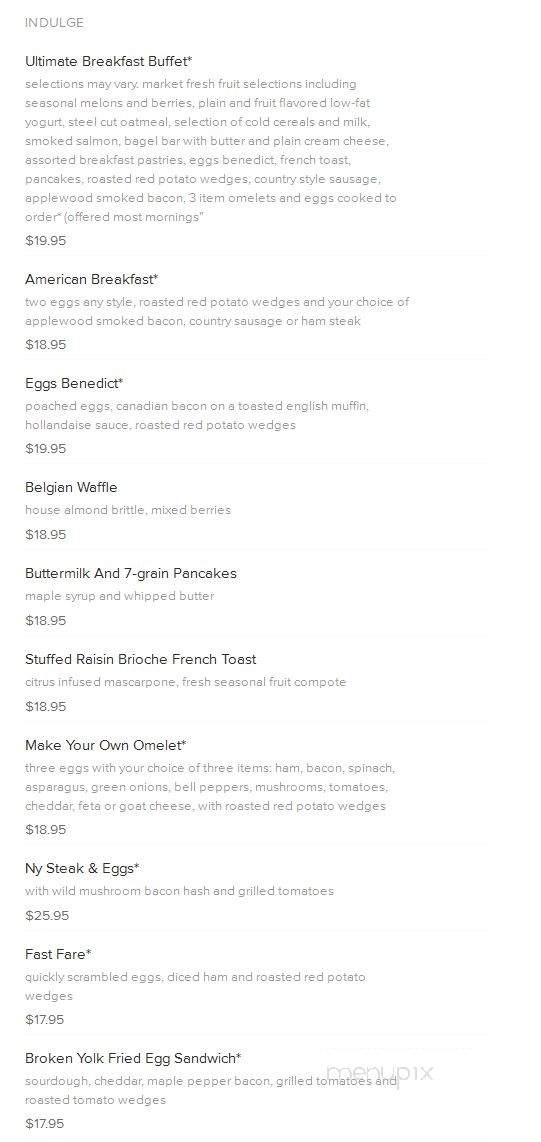 1400 North - Washington, DC menu_pic