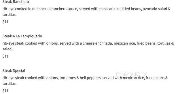 Sol Azteca - Birmingham, AL menu_pic