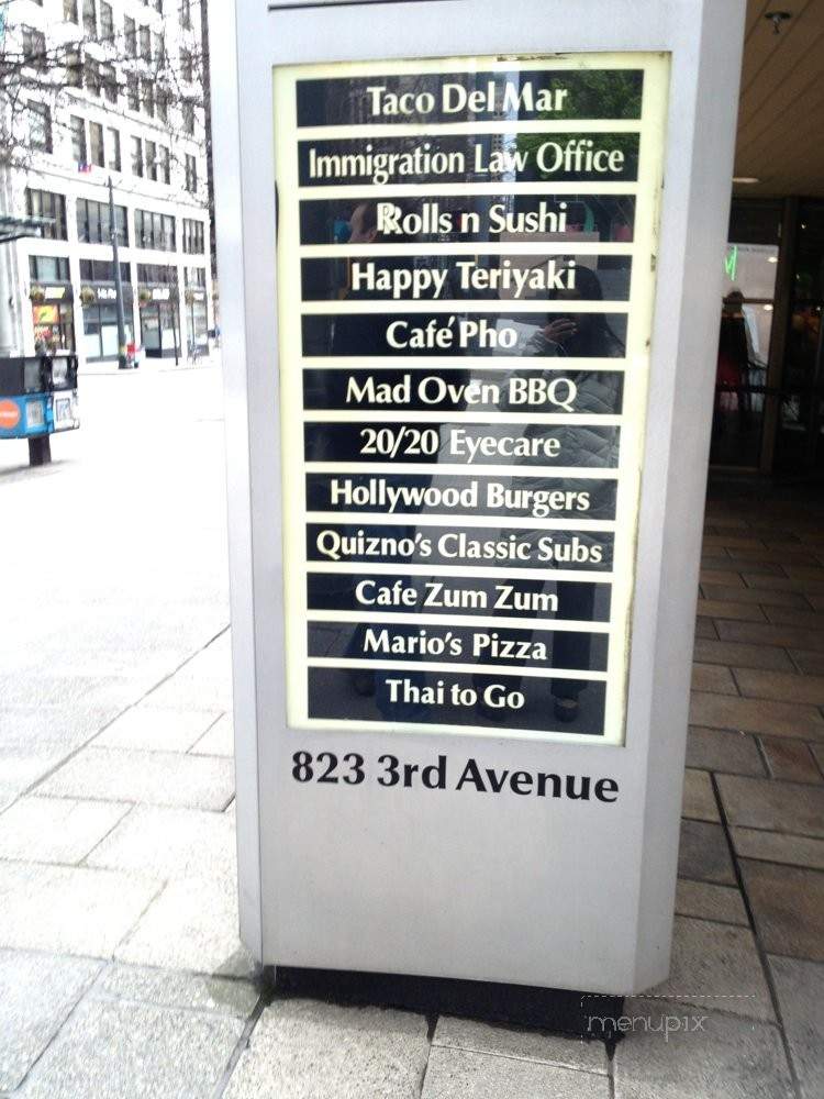 Marion Court Cafe - Seattle, WA menu_pic