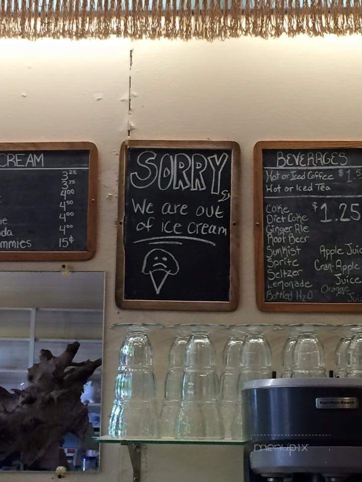 Dark Harbor Shop - Islesboro, ME menu_pic