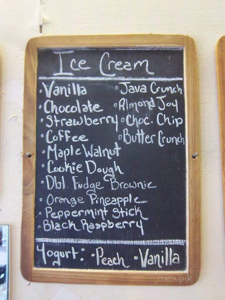 Dark Harbor Shop - Islesboro, ME menu_pic