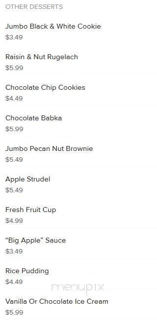 M & W Deli - New York, NY menu_pic