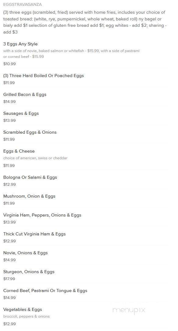 M & W Deli - New York, NY menu_pic