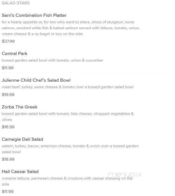 M & W Deli - New York, NY menu_pic