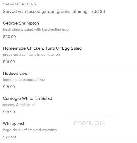 M & W Deli - New York, NY menu_pic