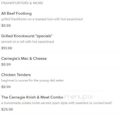 M & W Deli - New York, NY menu_pic