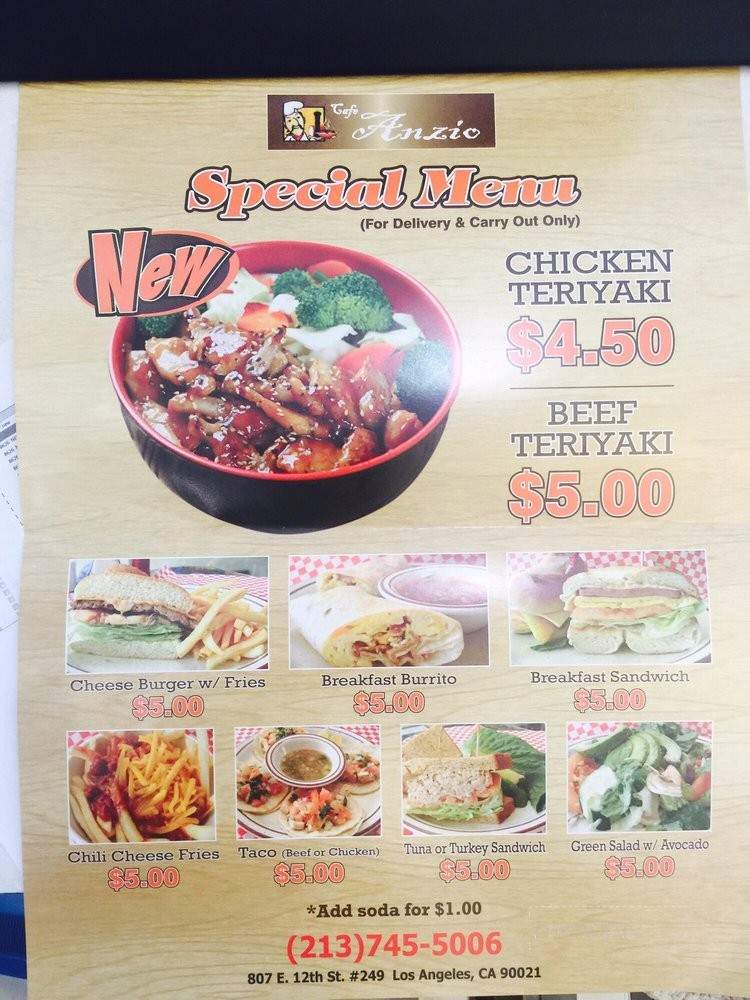 Coffee Prince - Los Angeles, CA menu_pic
