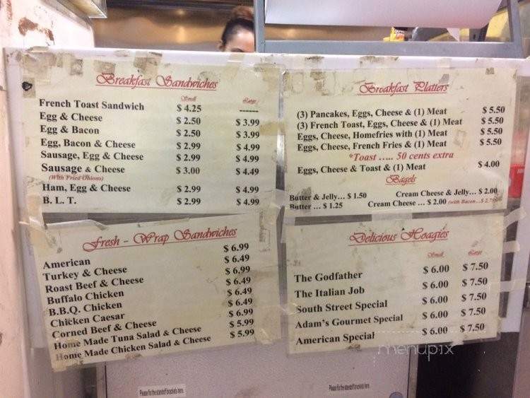South Street Deli - Philadelphia, PA menu_pic