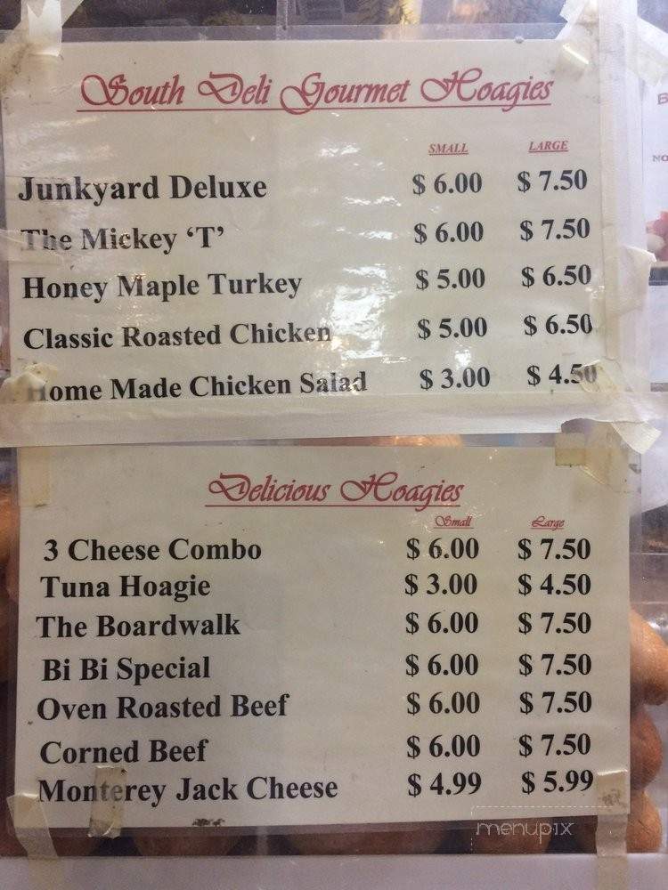 South Street Deli - Philadelphia, PA menu_pic