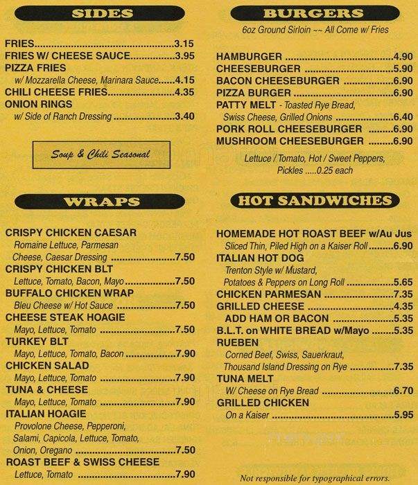 Freddy's Place Delicatessen - Levittown, PA menu_pic