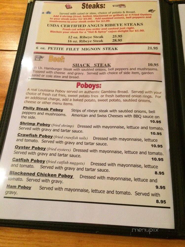 Roban's Restaurant Seafood And Steak - Saint Francisville, LA menu_pic