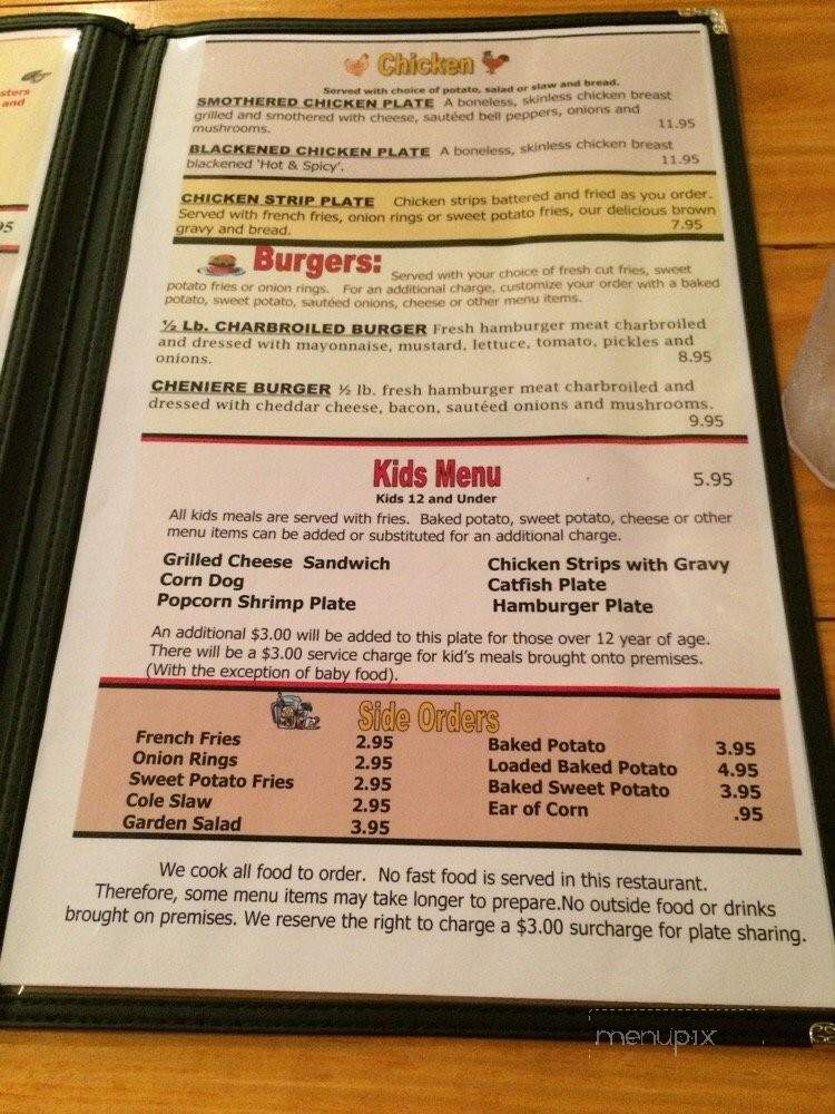 Roban's Restaurant Seafood And Steak - Saint Francisville, LA menu_pic