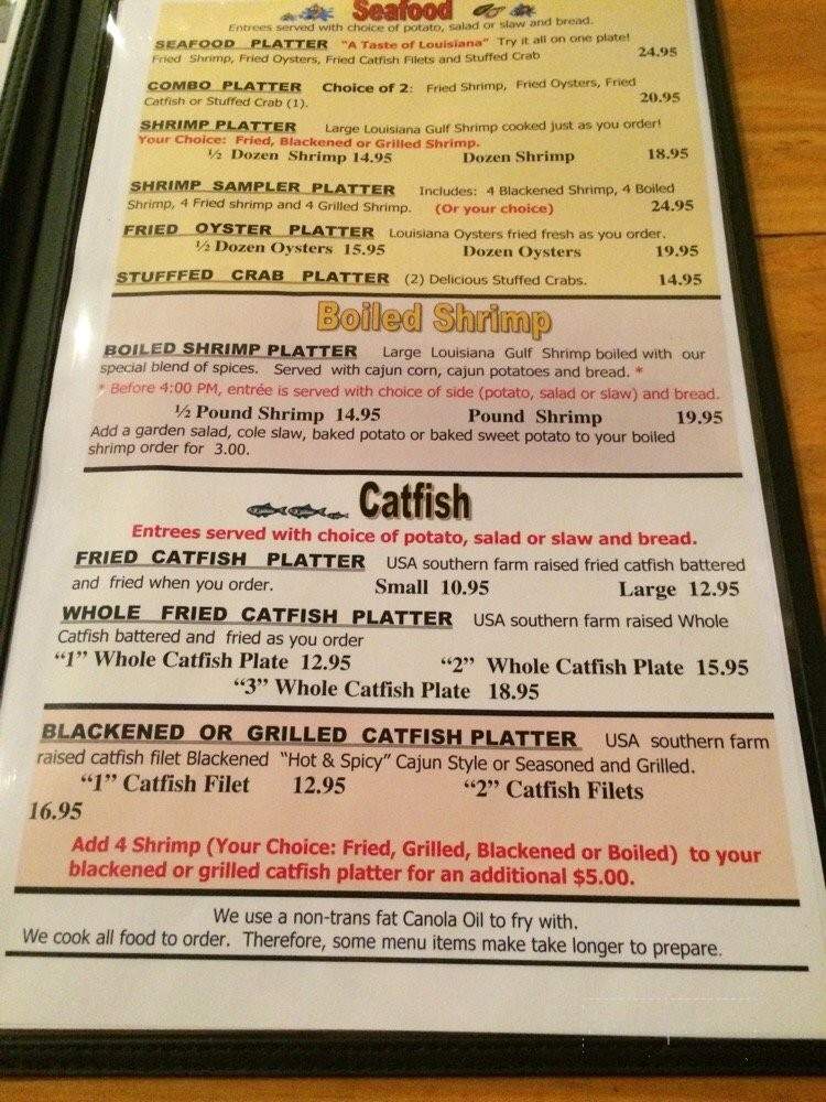 Roban's Restaurant Seafood And Steak - Saint Francisville, LA menu_pic