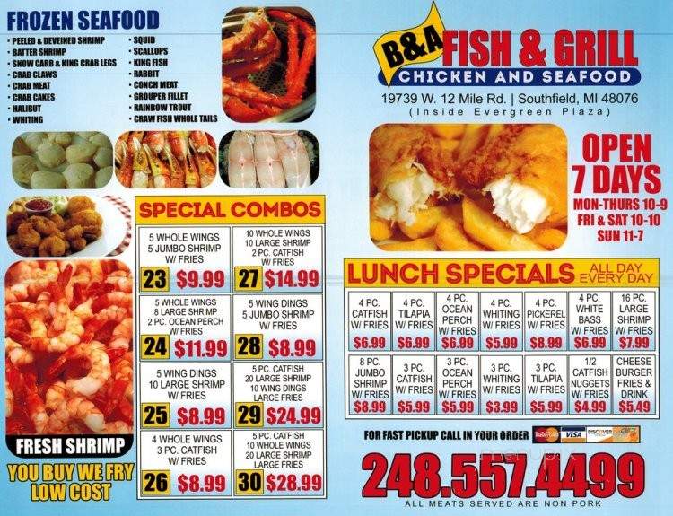 /250626256/B-and-A-Fish-and-Seafood-Southfield-MI - Southfield, MI