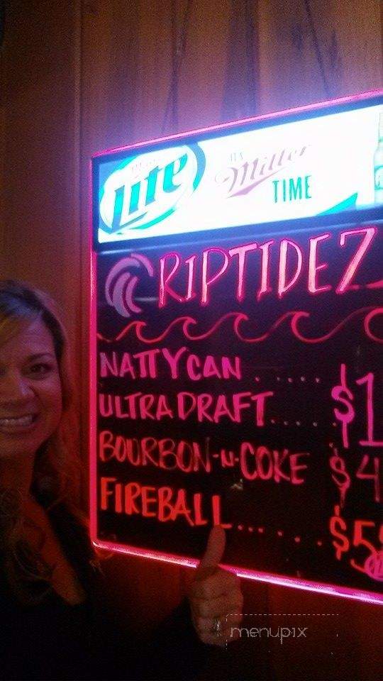 Riptidez - Cedar Point, NC menu_pic