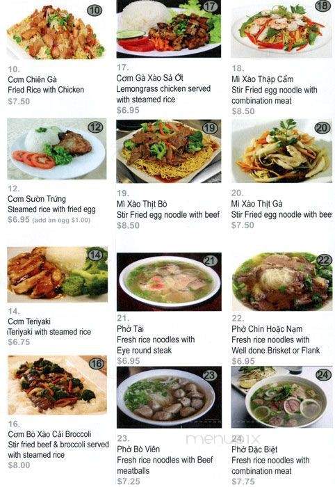 Pho & Viet Sandwiches - Auburn, WA menu_pic