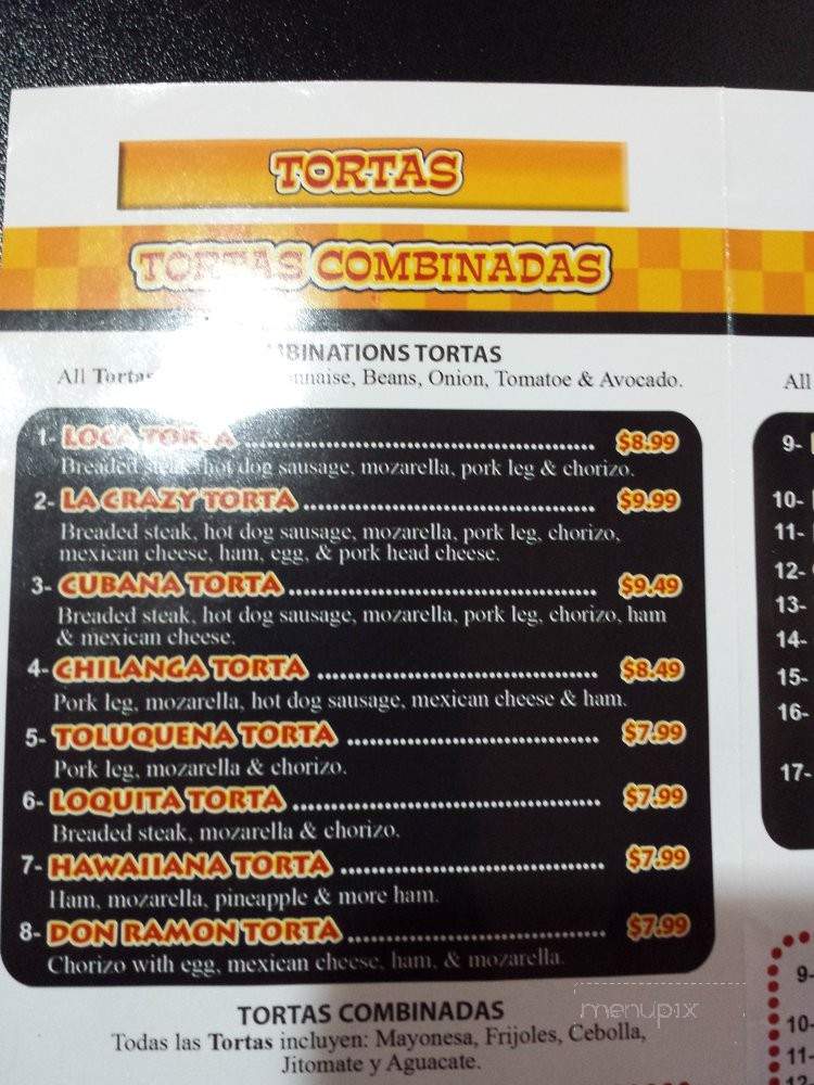 Tortas Locas Federal Way - Federal Way, WA menu_pic