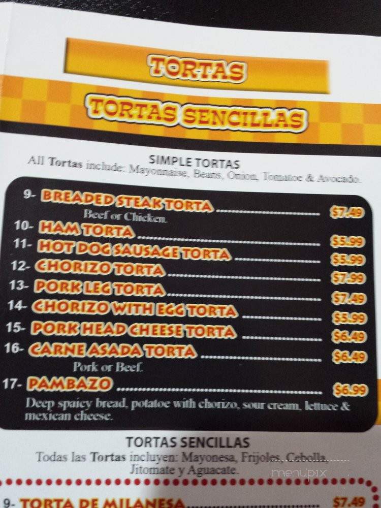 Tortas Locas Federal Way - Federal Way, WA menu_pic