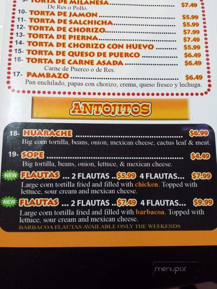 Tortas Locas Federal Way - Federal Way, WA menu_pic