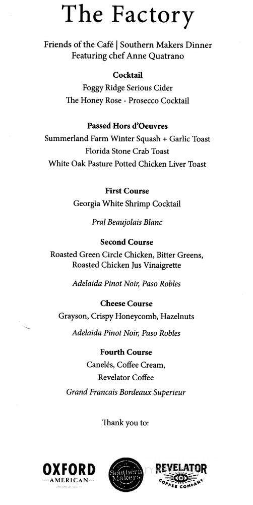 Alabama Chanin - Florence, AL menu_pic